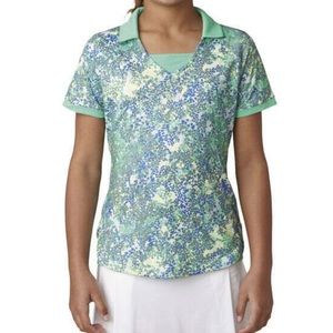 adidas Girls' Fashion Polo size small new with tags activewear summer sporty